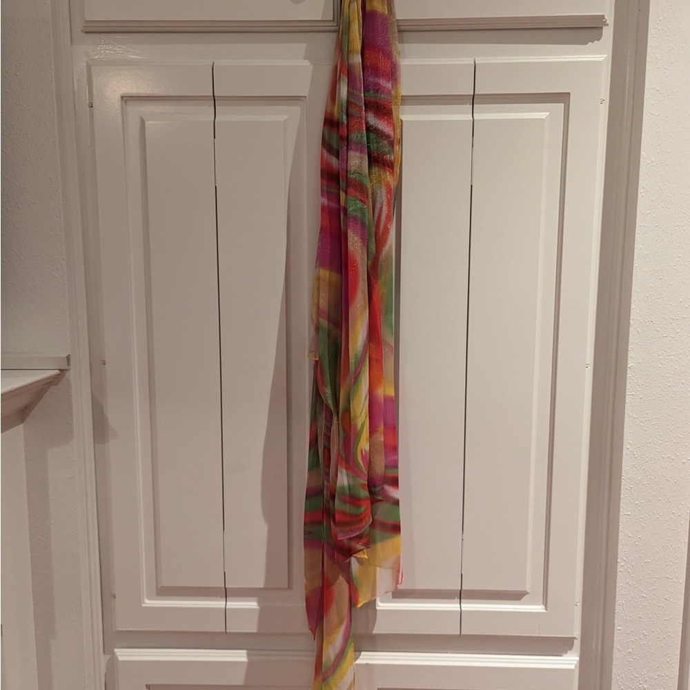 Strapless, Multicolored Gown - image 3